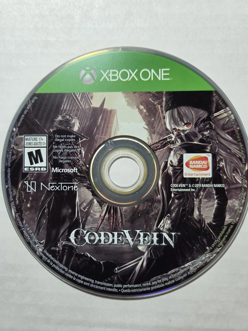 Code Vein Game - Green Case